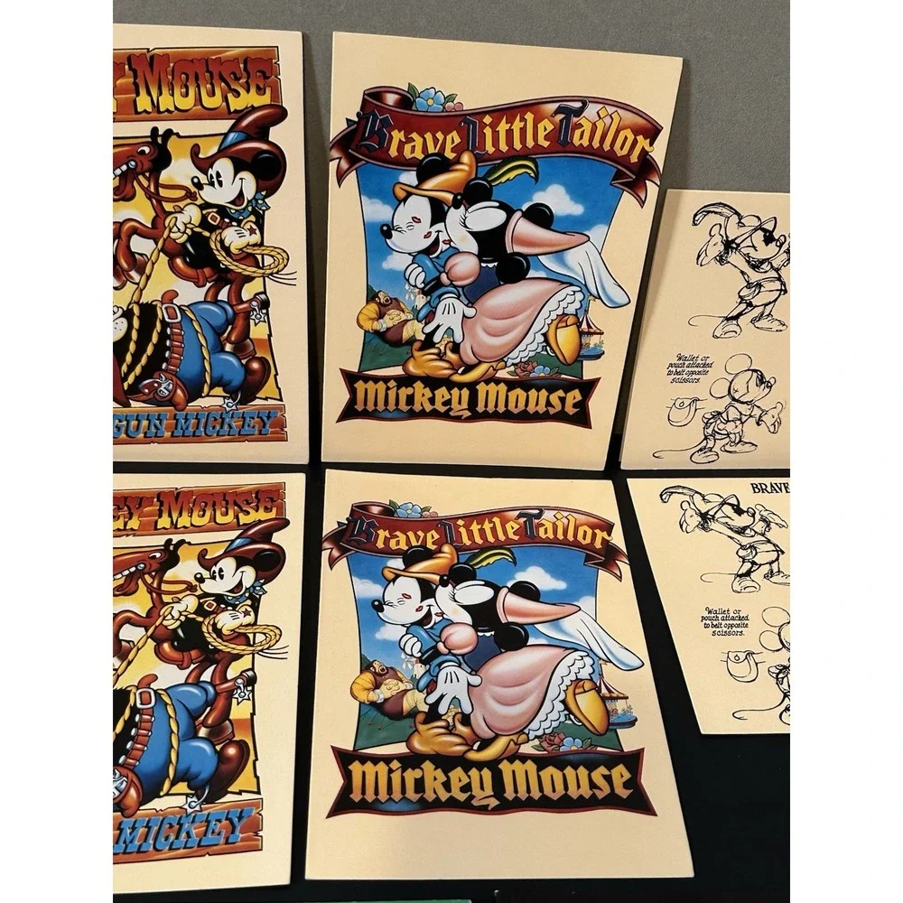 Mickey Mouse/rocky Horror Xmas Show Blank Note Cards Lot‎